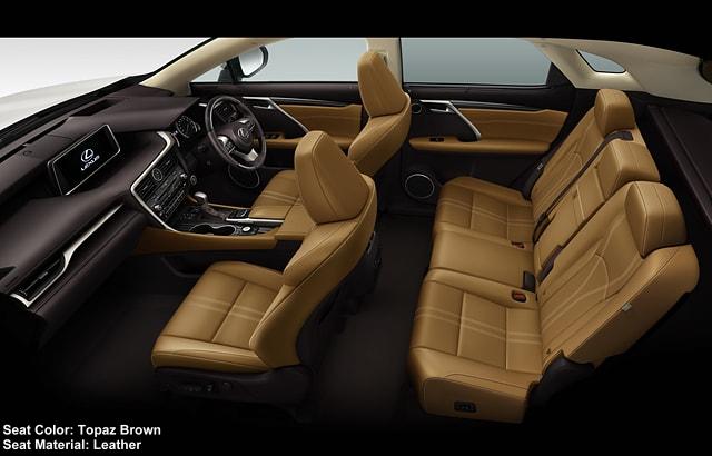 New Lexus RX300 Version-L Interior photo: Topaz Brown (Leather)