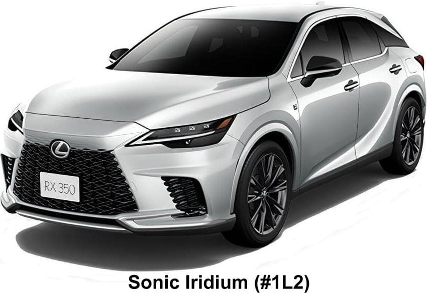 New Lexus RX350 F-Sport body color: Sonic Iridium (color No. 1L2)