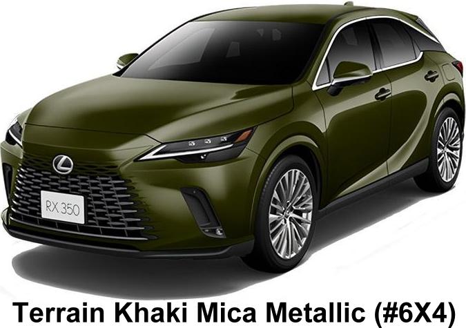 New Lexus RX350 Version-L body color: Terrain Khaki Mica Metallic (color No. 6X4)