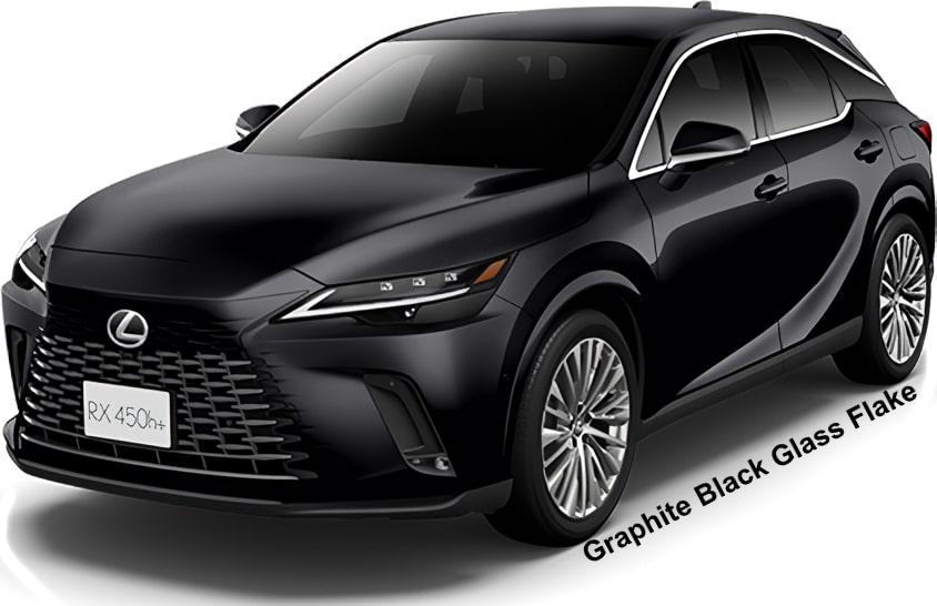 New Lexus RX450h+ PHEV Version-L body color: Graphite Black Glass Flake (color No. 223)