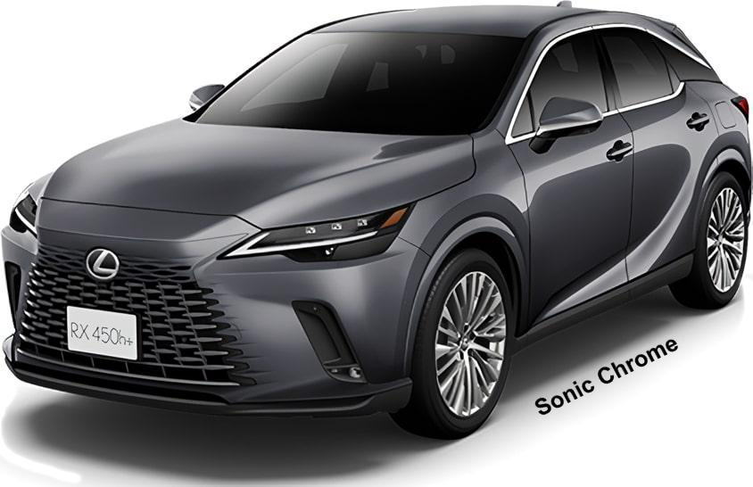 New Lexus RX450h+ PHEV Version-L body color: Sonic Chrome (color No. 1L1)