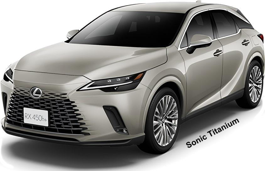 New Lexus RX450h+ PHEV Version-L body color: Sonic Titanium (color No. 1J7)