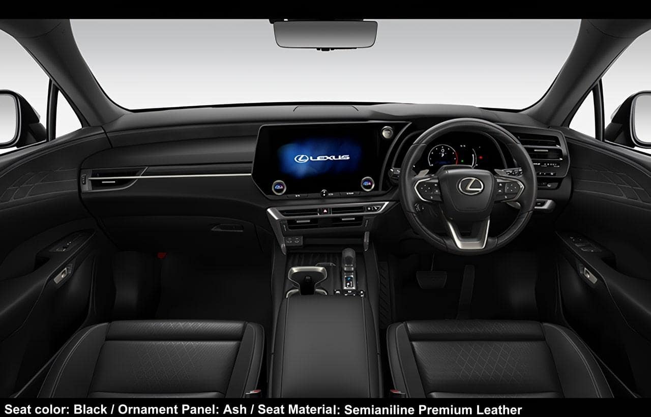 New Lexus RX450h+ Version-L Seat color: Black / Ornament Panel: Ash / Seat Material: Semianiline Premium Leather