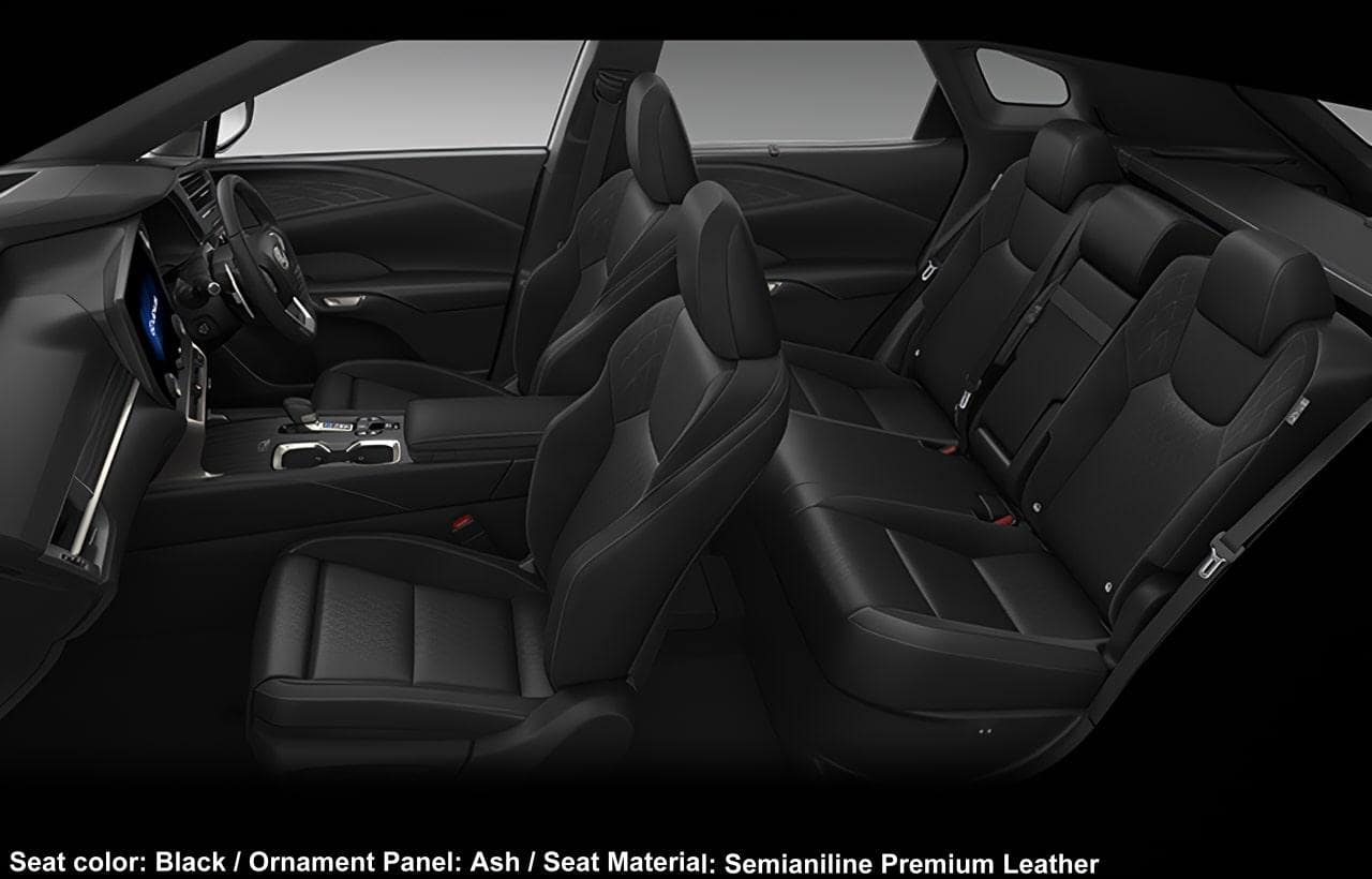 New Lexus RX450h+ Version-L Seat color: Black / Ornament Panel: Ash / Seat Material: Semianiline Premium Leather