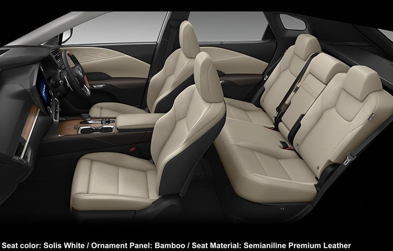 New Lexus RX450h+ Version-L Seat color: Solis White / Ornament Panel: Bamboo / Seat Material: Semianiline Premium Leather