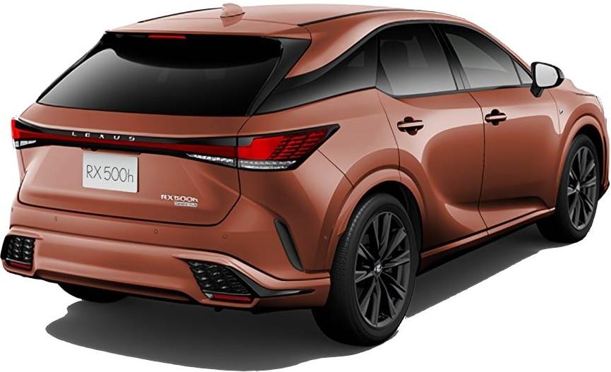 New Lexus RX500h F-Sport Performance photo: Rear view image