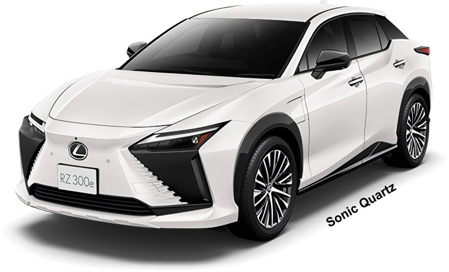 New Lexus RZ300e BODY COLOR: Sonic Quartz