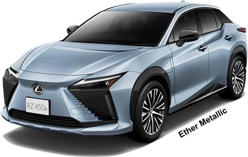 New Lexus RZ450e body color: ETHER METALLIC