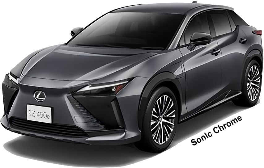 New Lexus RZ450e body color: SONIC CHROME