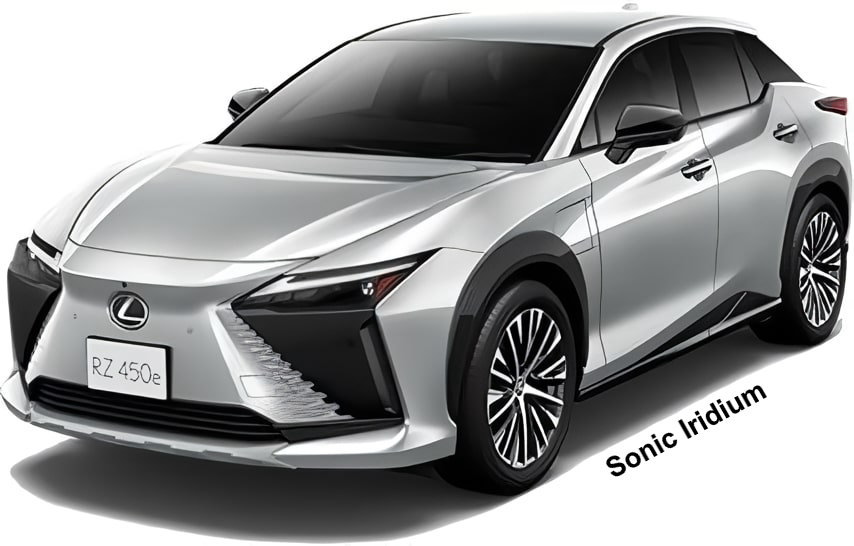 New Lexus RZ450e body color: SONIC IRIDIUM