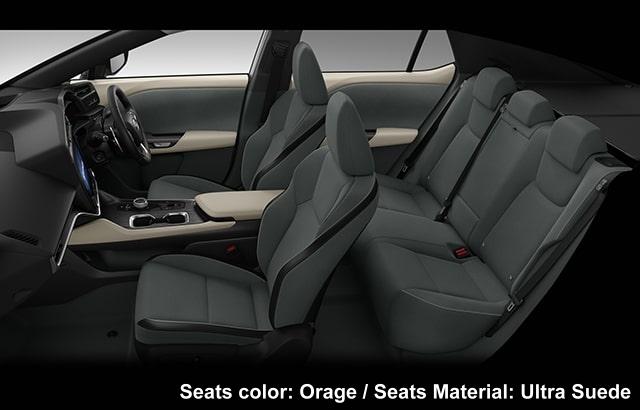 New Lexus RZ450e photo: Interior (Orage)