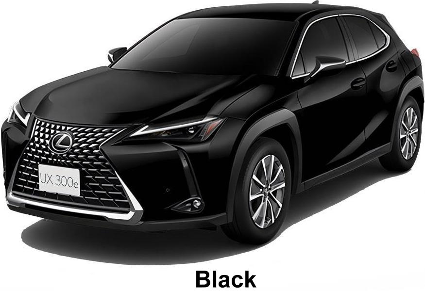 New Lexus UX300e body color: Black