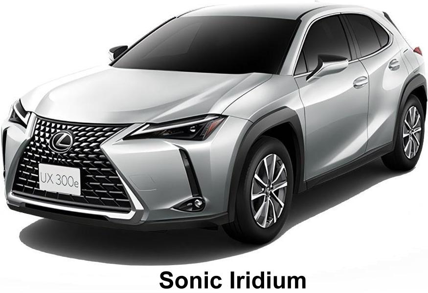 New Lexus UX300e body color: Sonic Iridium