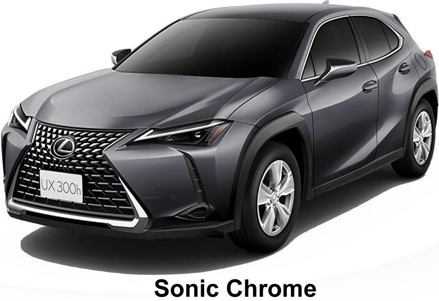 New Lexus UX300H body color: Sonic Chrome