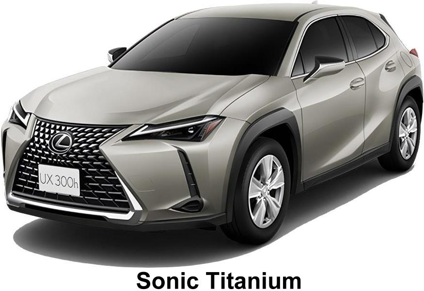 New Lexus UX300H body color: Sonic Titanium