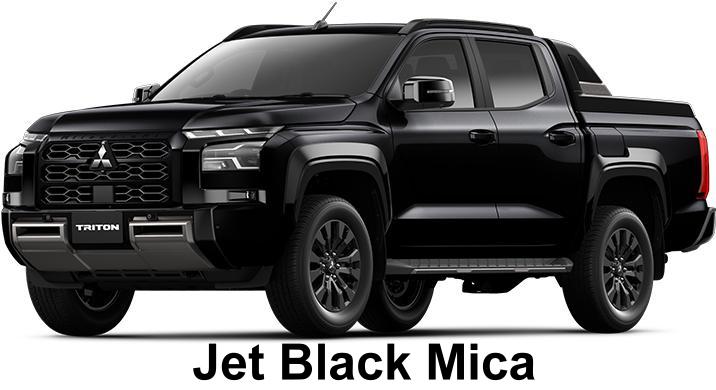 New Mitsubishi Triton body color: JET BLACK MICA