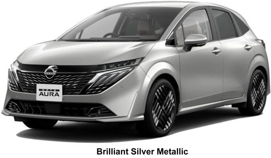 Nissan Aura e-Power body color: Brilliant Silver Metallic