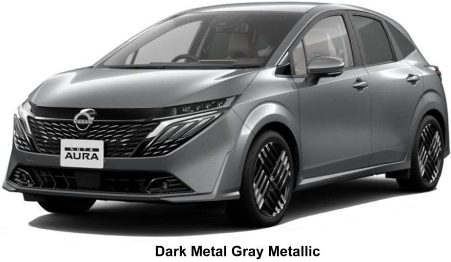 Nissan Aura e-Power body color: Dark Metal Gray Metallic