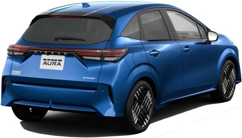 New Nissan Aura e-Power photo: Rear view image