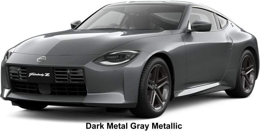 New Nissan Fairlady Z body color: DARK METAL GRAY METALLIC