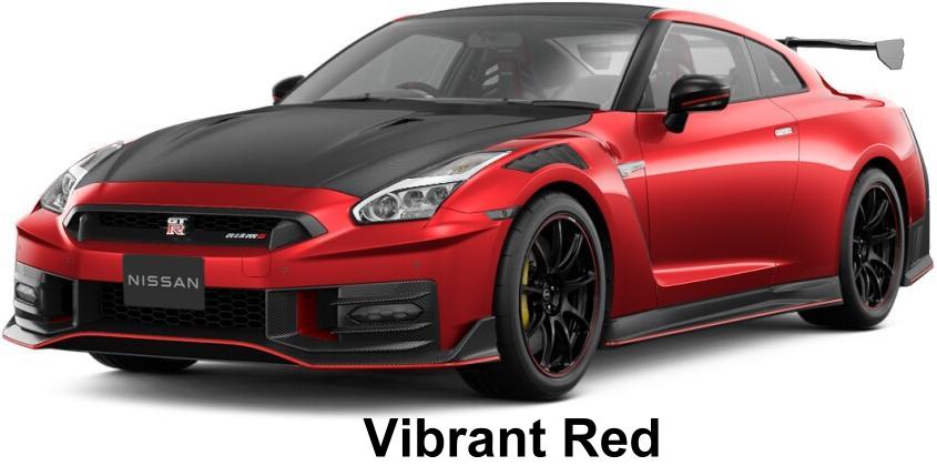 New Nissan GTR Nismo Special Edition body color: Vibrant Red