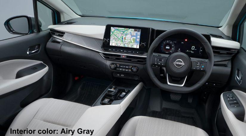 New Nissan Note e-Power photo: Cockpit view image (Airy Gray)