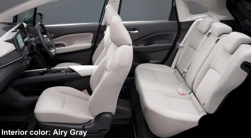 New Nissan Note e-Power photo: Interior view image (Airy Gray)