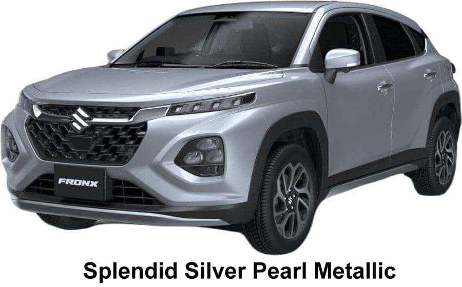 New Suzuki Fronx body color: Splendid Silver Pearl Metallic