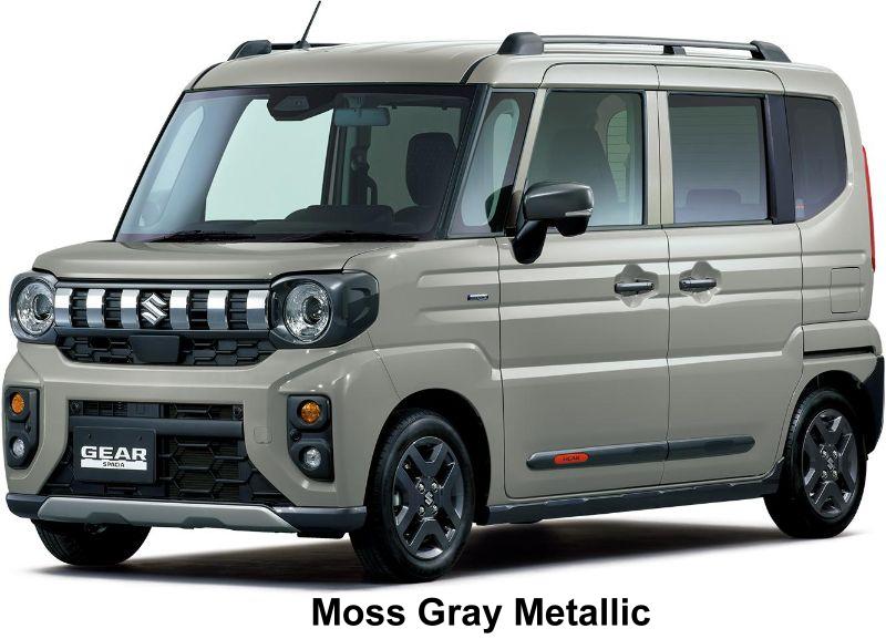 New Suzuki Spacia Gear body color: Moss Gray Metallic