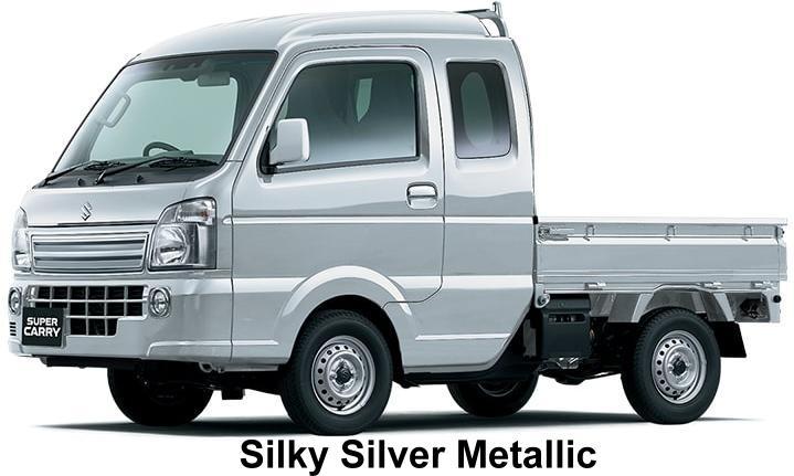 New Suzuki Super Carry Truck body color: Silky Silver Metallic