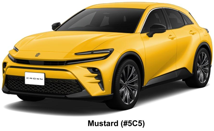 Toyota Crown Sport Z body color: Mustard (#5C5)