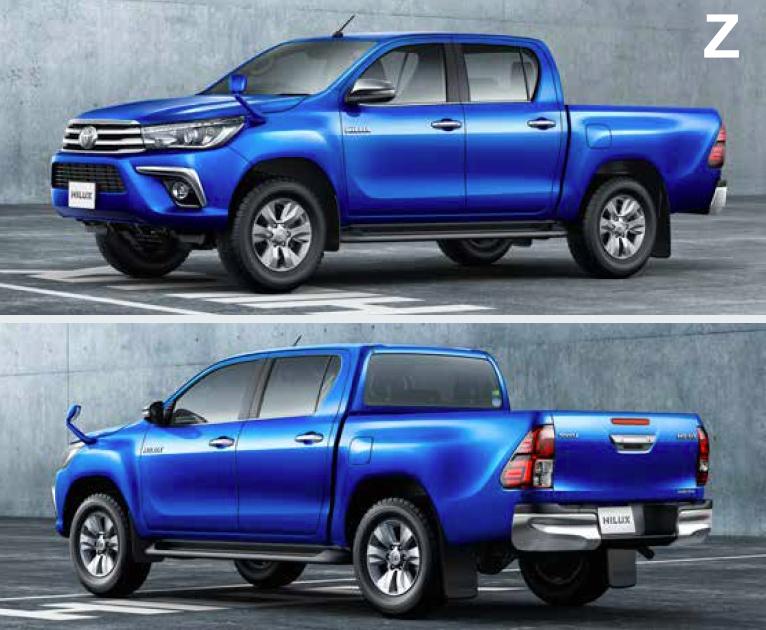 NEW TOYOTA HILUX DOUBLE CABIN Z MODEL PICTURES