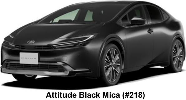 New Toyota Prius PHEV body color: ATTITUDE BLACK MICA (color #218)