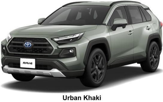 New Toyota Rav4 Adventure body color: URBAN KHAKI