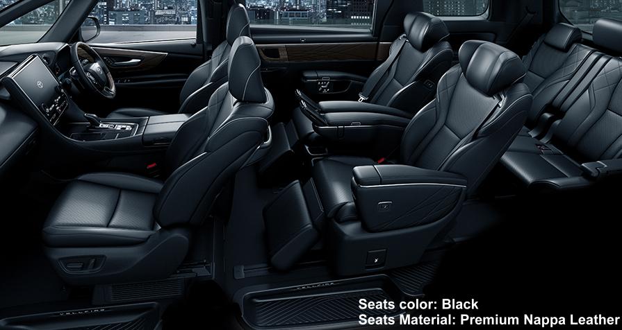 New Toyota Vellfire Executive Lounge photo: Interior view image (Black)