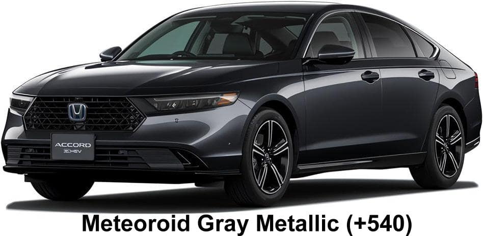 Honda Accord e-HEV body color: Meteoroid Gray Metallic (+540)