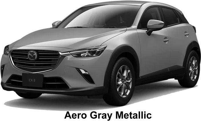 Mazda CX3 body color: Aero Gray Metallic