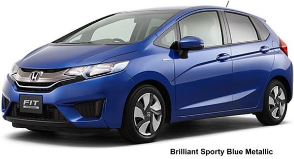 New Honda Fit Hybrid Body Colors Variation, Exterior colours