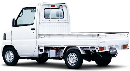 MITSUBISHI MINI CAB TRUCK NEW MODEL. "REAR VIEW"