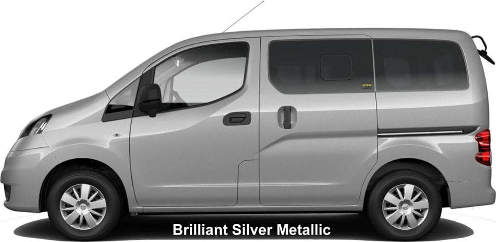 New Nissan NV200 Vanette Wagon body color: Brilliant Silver Metallic