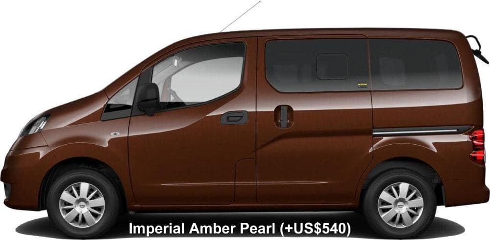 New Nissan NV200 Vanette Wagon body color: Imperial Amber Pearl (+US$540)