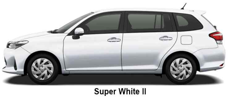 Toyota Corolla Fielder Color: Super White