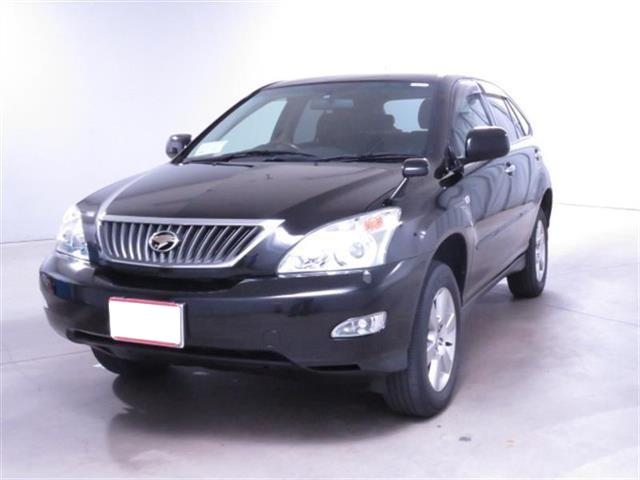 Used Toyota Harrier Alcantara 2012 model Black color photo: Front view