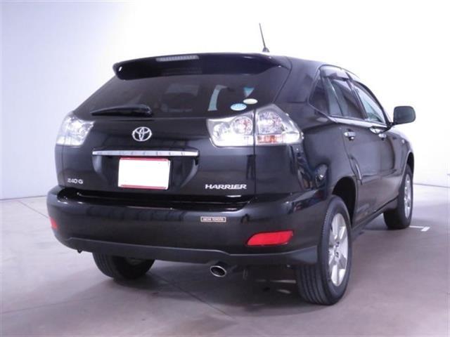 Used Toyota Harrier Alcantara 2012 model Black color photo: Back (Rear) view