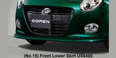 Daihatsu Copen Cero Accessory: (No.15) Front Lower Skirt US$ 480