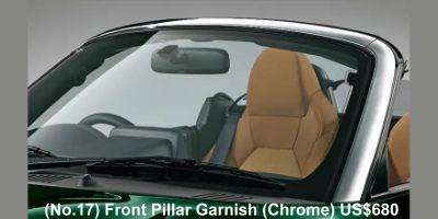 Daihatsu Copen Cero Accessory: (No.17) Front Pillar Garnish (Chrome) US$ 680