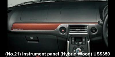 Daihatsu Copen Cero Accessory: (No.21) Instrument panel (Hybrid Wood) US$ 350