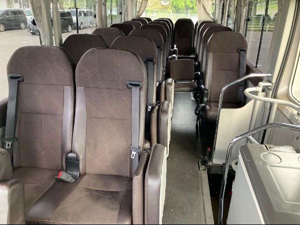 Stock No. BT1037 Used Toyota Coaster Bus 2019 Model photo: Interior view image (inside picture)