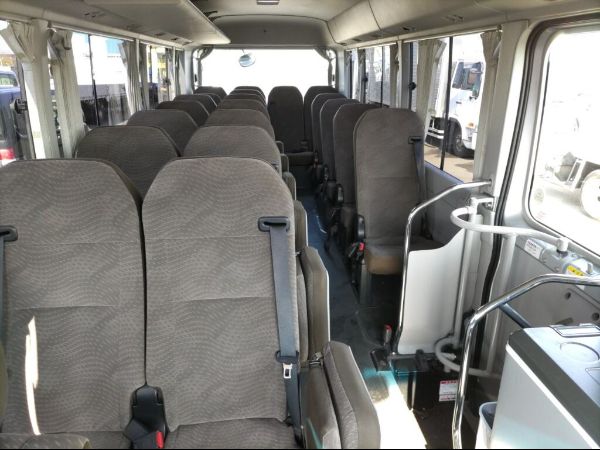 Stock No. BT1038 Used Toyota Coaster Bus 2019 Model photo: Interior view image (inside picture)