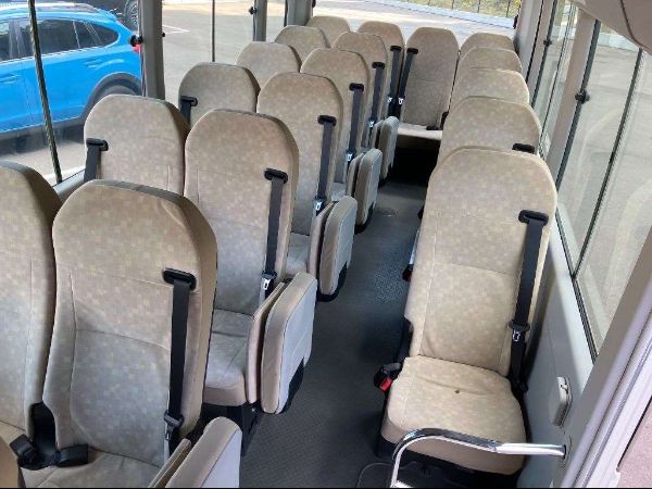 Stock No. BT1039 Used Toyota Coaster Bus 2020 Model photo: Interior view image (inside picture)